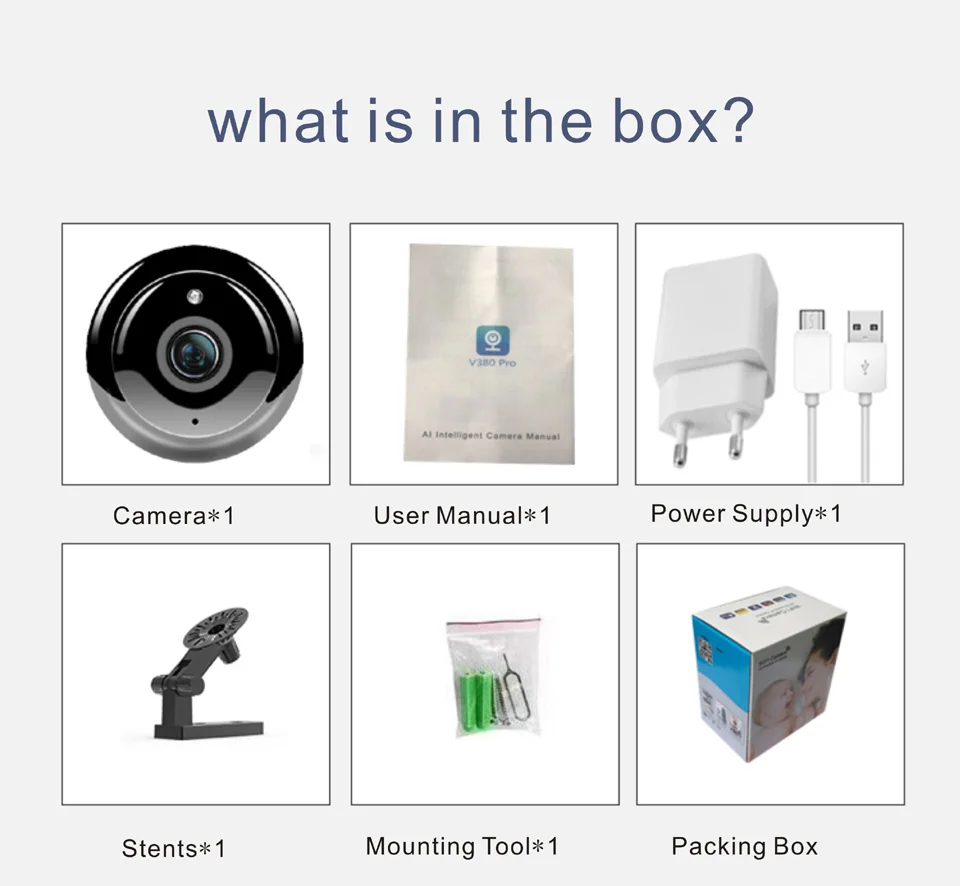 Мини ip-камера Wifi 2.0MP HD CCTV IR ночное видение Обнаружение движения маленькая беспроводная микро камера Детский Монитор P2P Домашняя безопасность