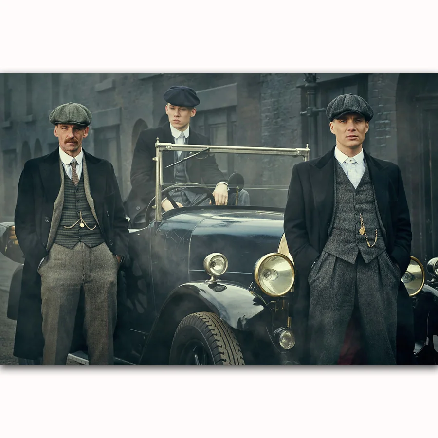 MQ3497 Peaky Blinders Cillian Murphy США ТВ-шоу Серии художественный плакат Шелковый Холст украшение дома стены комнаты картина печать - Цвет: Picture 018