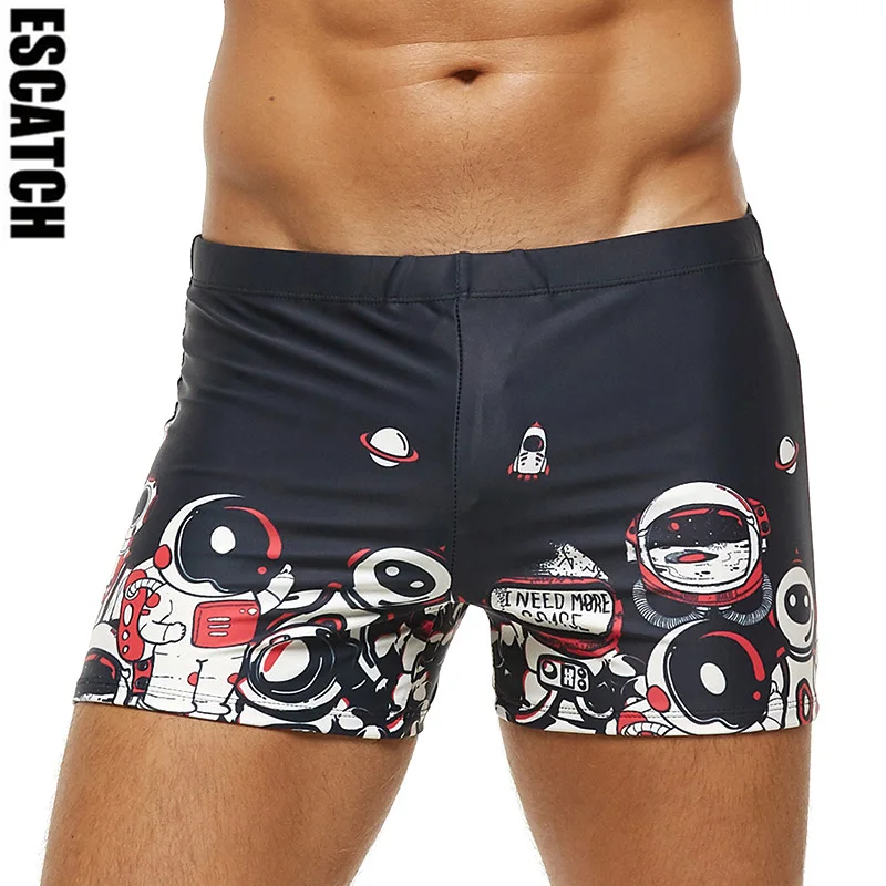 Мужской купальный костюм ESCATCH водонепроницаемый эластичный купальник с