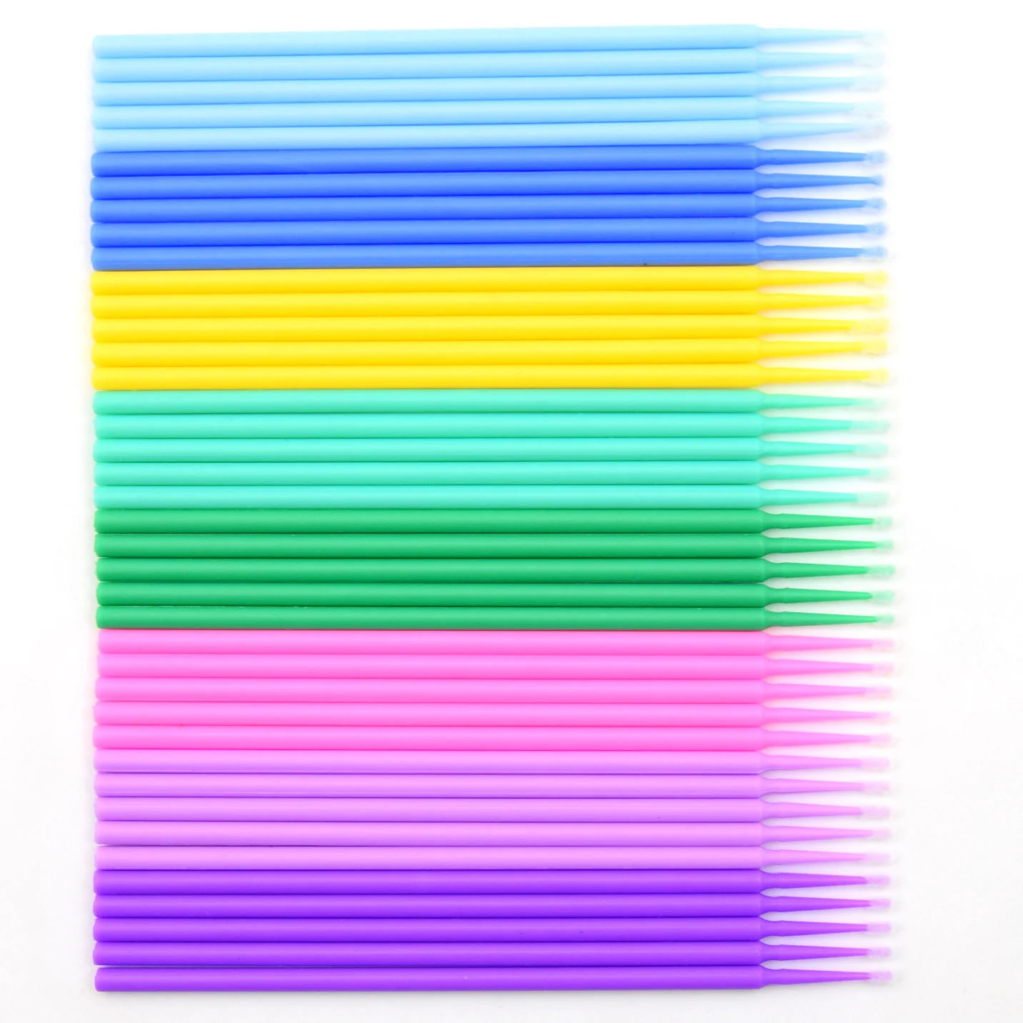 100 штук пакет visofree прочные Микро одноразовые кисти для наращивания ресниц