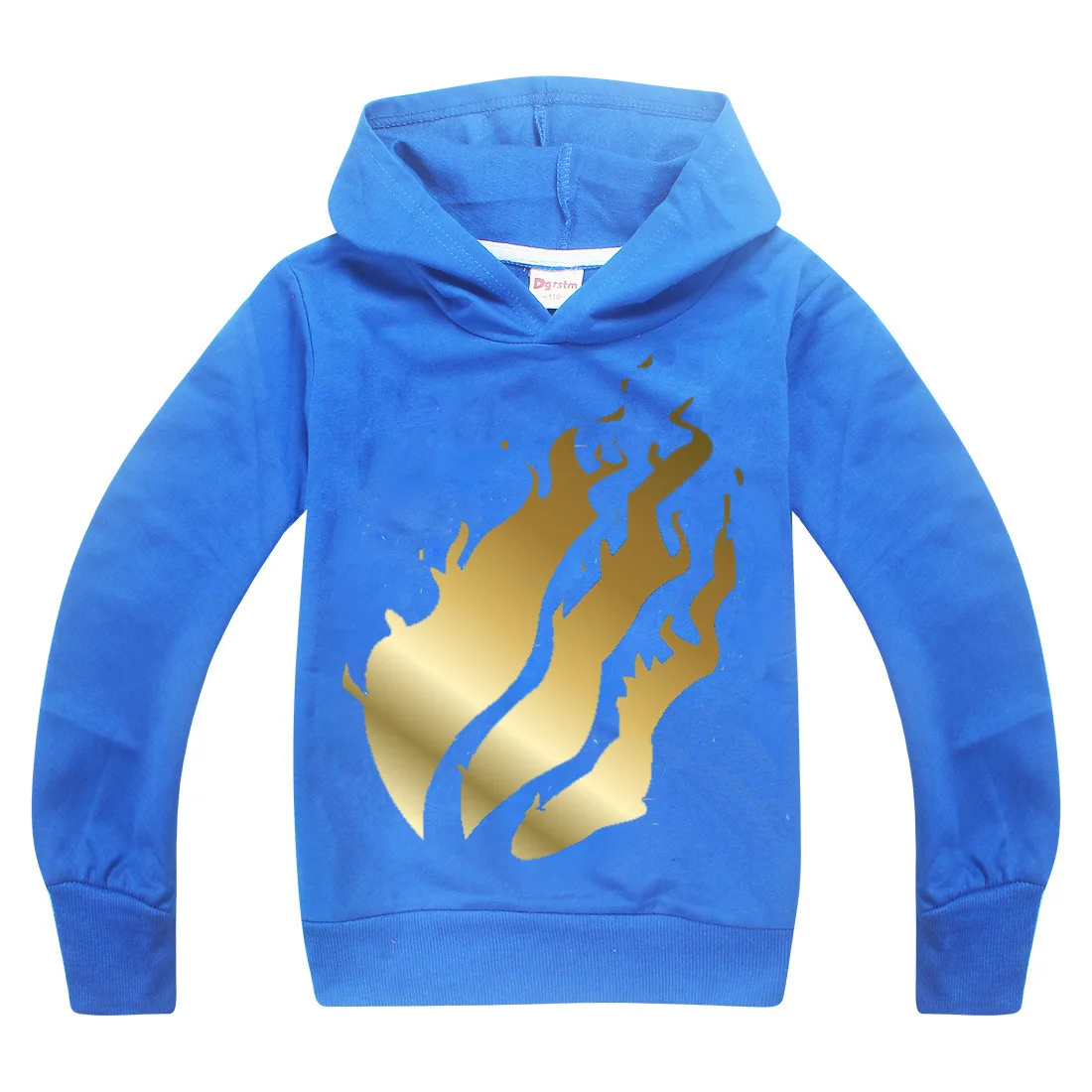 Толстовка для мальчиков худи детей свитшот топы на весну и осень с принтом огня