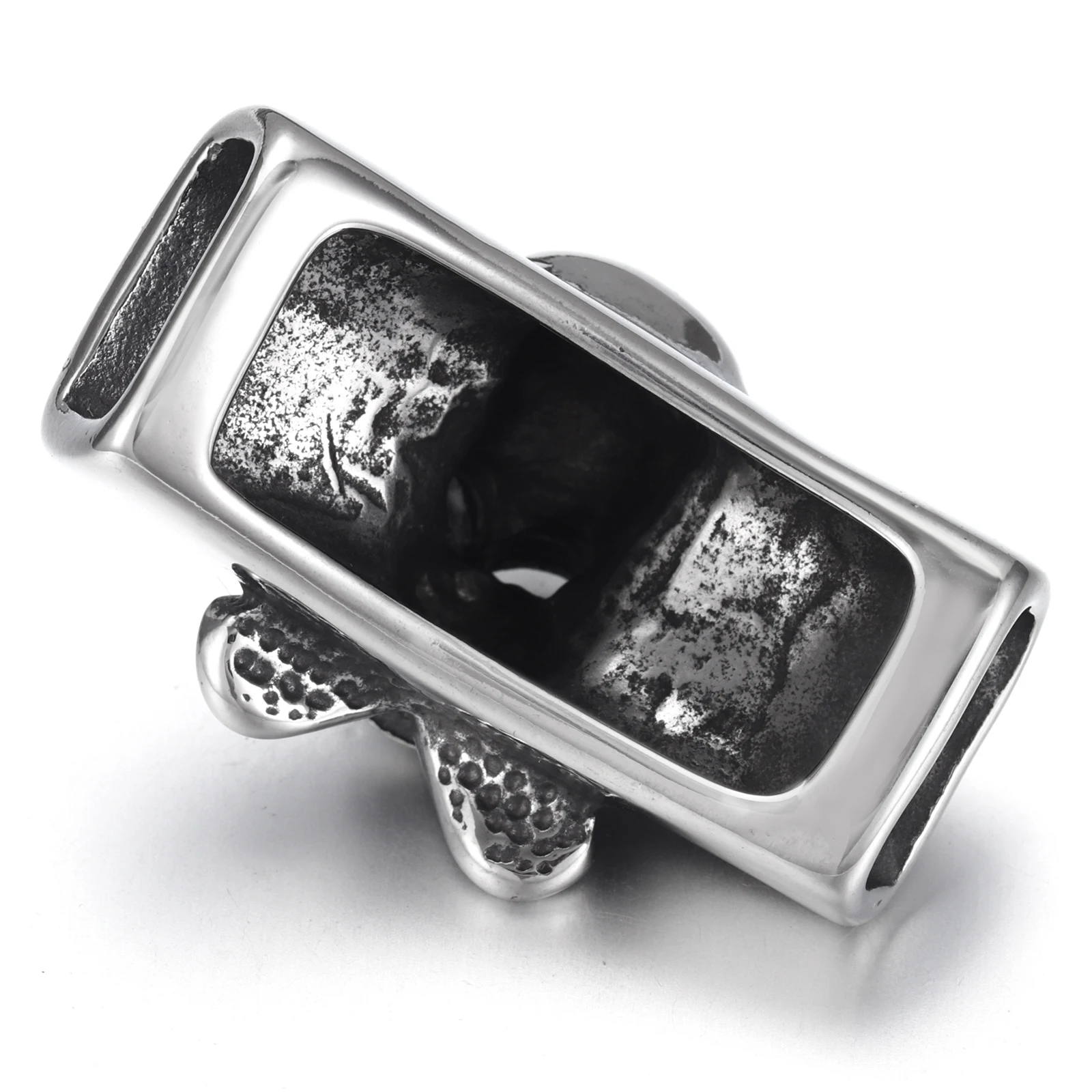 Слайдер из нержавеющей стали бусины ключ дюймовый стандарт череп полированный