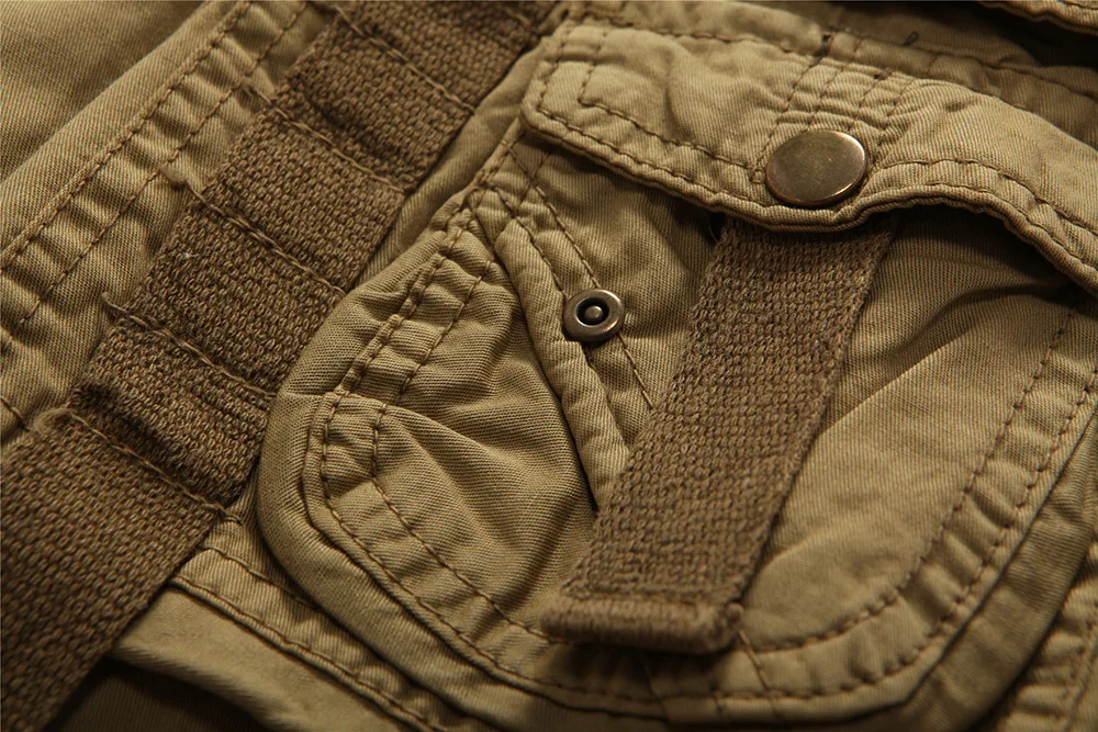 

Camouflage shorts 2019 summer men casual military uniform shorts men's multi-pocket loose casual work shorts size 29-38 no belt