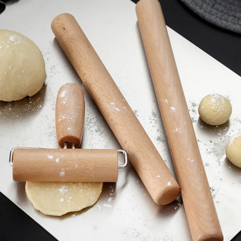 Твердое дерево роликовый штифт большое небольшое количество теста торта