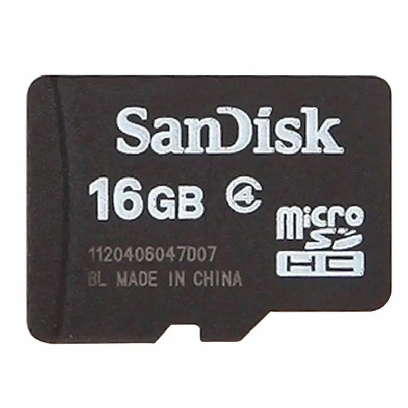 Двойной Флеш накопитель SanDisk Memory Card 2 ГБ/4 ГБ/8 ГБ/16 ГБ/32 ГБ Micro SD карта Class4 флеш
