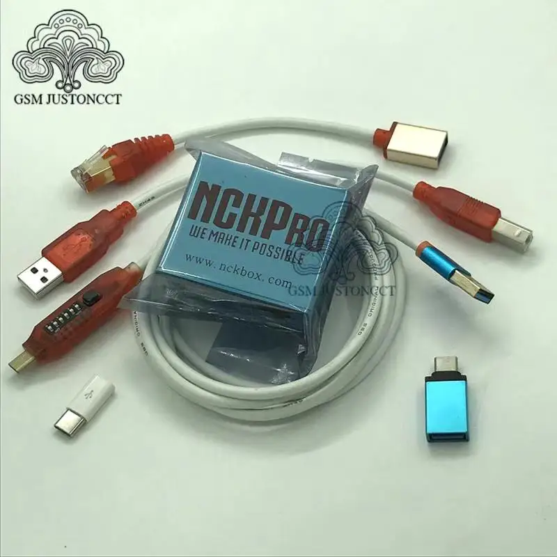 Gsmjustoncct 100% оригинал 2016 Новый NCK pro коробка с 1 кабелем полная