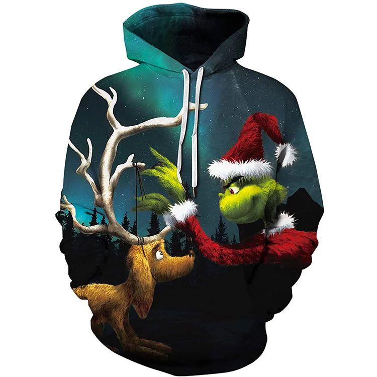 Лидер продаж 2021, мужской пуловер с 3D принтом, толстовка в американском стиле, свитер, мужской свитер большого размера