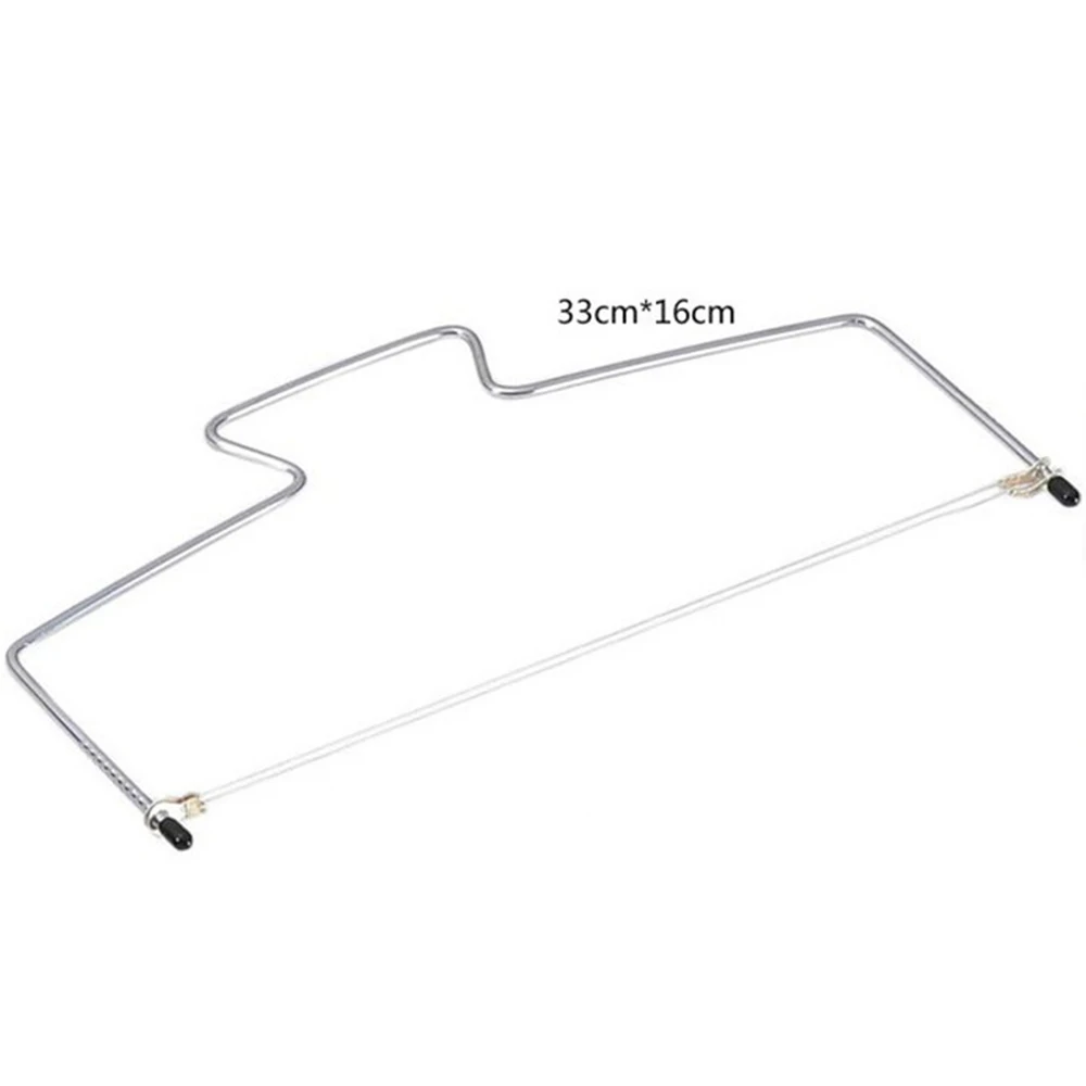 Регулируемый 2-проводной двухслойный резак для торта из нержавеющей стали