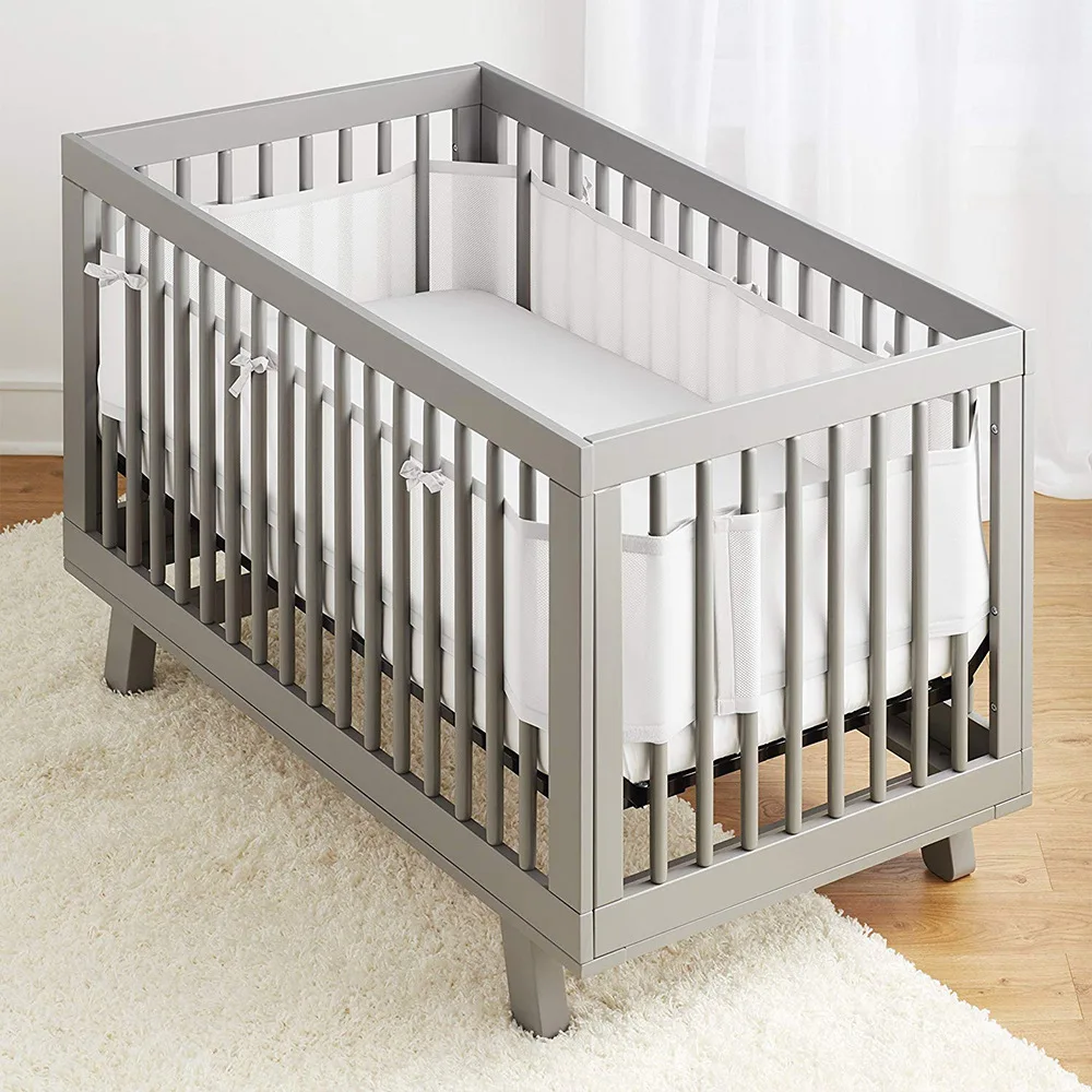 

Summer's new breathable skin-friendly crib wraps around the collision-proof bed fence mother and baby bed product adjustable