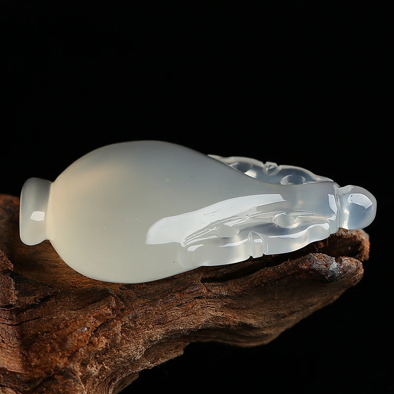 Аутентичные Природный оригинальный нефрита миелина подвеска в виде вазы модные