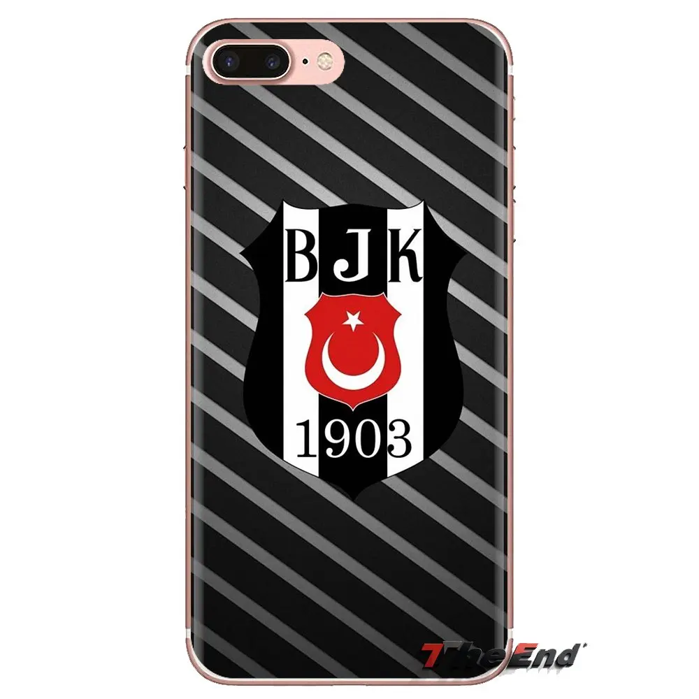 Прозрачные мягкие чехлы для iPhone XS Max XR X 4 4s 5 5S 5C SE 6 6S 7 8 Plus samsung Galaxy J1 J3 J5 J7 A3 A5 bjk besiktas |