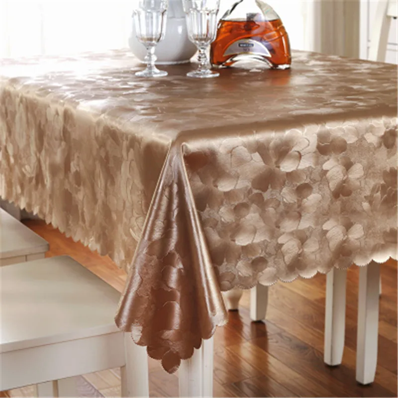 

Rectangular Table Mat Modern Minimalist PU Tablecloth Coffee Table Cloth Waterproof Anti-scald Oil-proof
