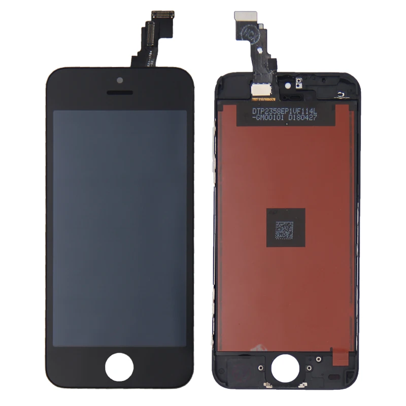 Класс AAAA+++ ЖК-дисплей для iPhone 5 5G 5S 5C SE кодирующий преобразователь сенсорного экрана в сборе. Без битых пикселей+ с подарками