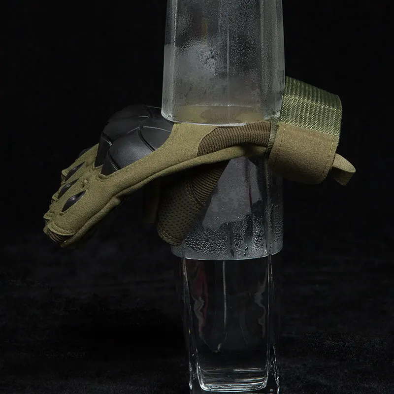 Тактические перчатки без пальцев военные армейские защитные спортивные для езды