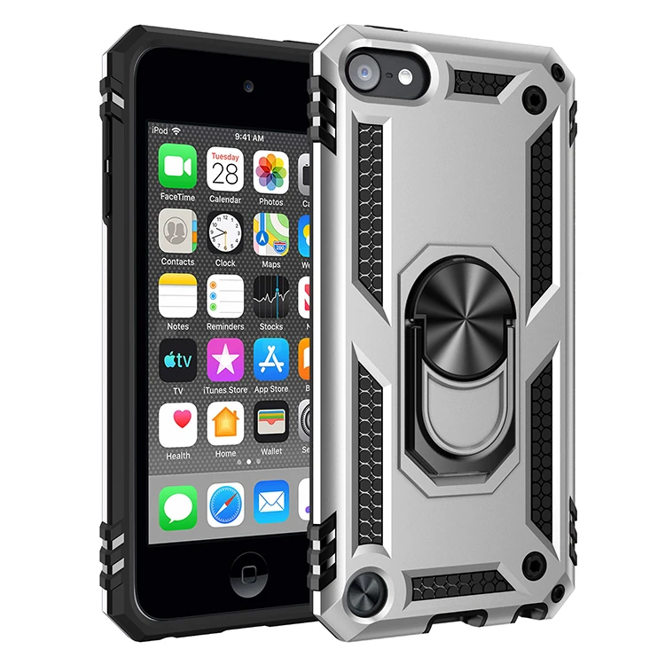 Противоударный защитный чехол для iPhone iPod Touch 5, 6, 7, чехол с кольцом и держателем, чехол для iPod touch 5, 6, 7