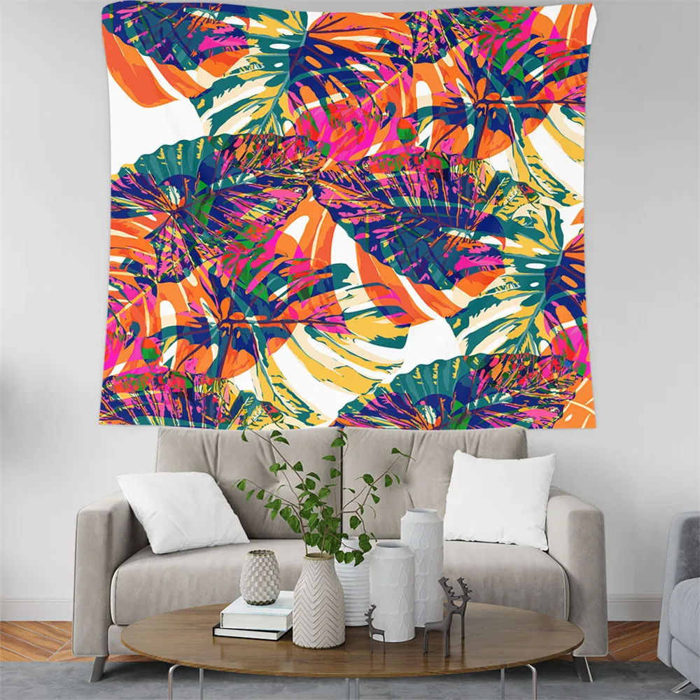 

Lion Tiger Tapestry Colorful Animal Tapestry Wall Hanging Lion and Tiger Printed Decoration