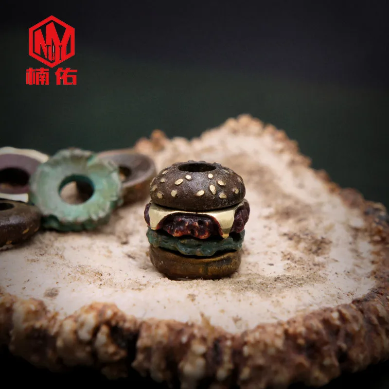 Американский бургер многослойный Бронзовый нож бусины инструмент для