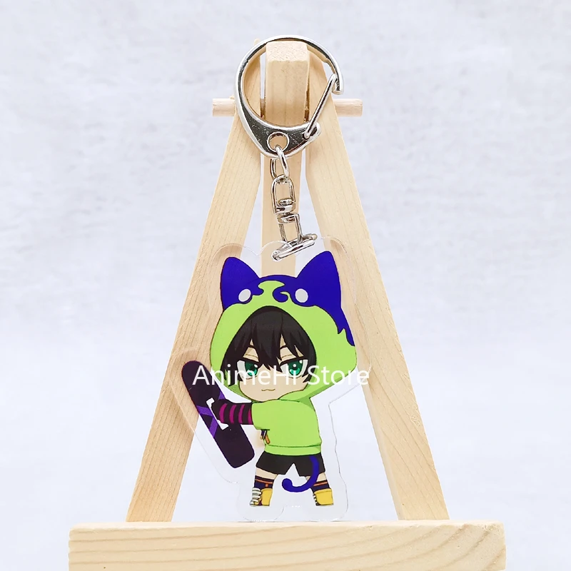 

Аниме SK8 Бесконечность SK EIGHT Брелок фигурка кукла REKI MIYA LANGA Sakurayashiki Kaoru акриловая фотография для подарка