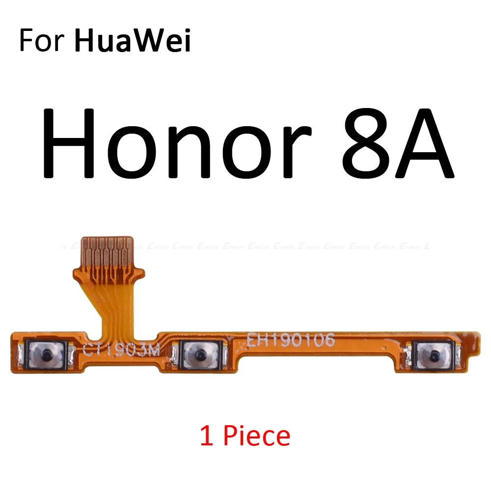 Гибкий ленточный кабель с кнопкой включения и выключения звука для HuaWei Honor Play 8A 7A 7C 7X7 S 6A 6C 6X 5C Pro - Цвет: For Honor 8A