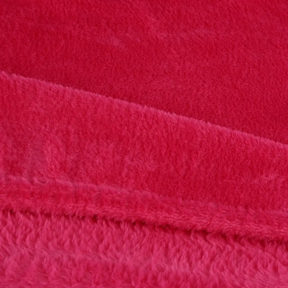 Одноцветное одеяло коралловый флис удобные спальные подушки на кровать