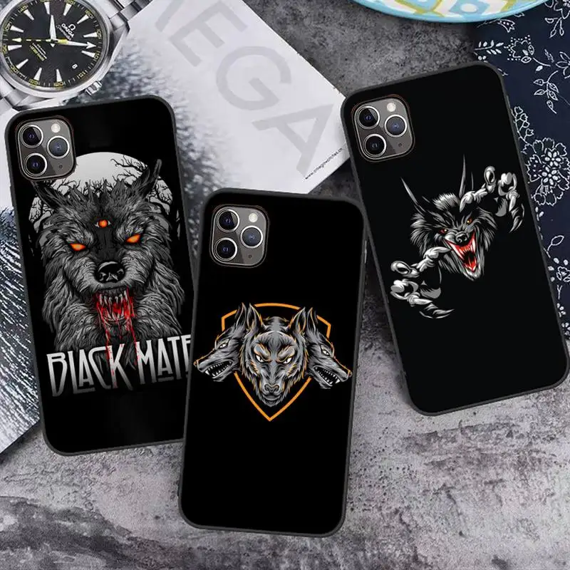 

Ferocious wolf adventure Phone Case for iPhone 7 8 11 12 Pro X XS XR Samsung A S 6 7 9 10 51 70 mobile bags