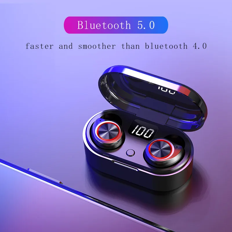 Беспроводная гарнитура наушники вкладыши TWS Bluetooth 5 0 спортивные для iPhone Huawei