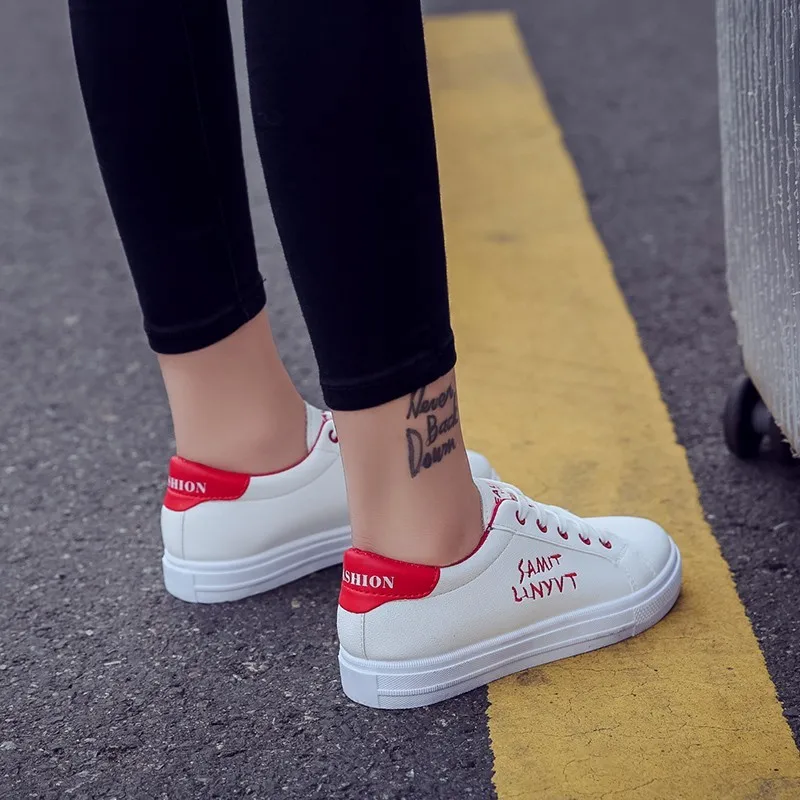 

Women Sneakers 2021 Fashion Women's Skateboard Girl Student Shoes High Top Shoes Lace Up Casual Sports Shoe Zapatos De Mujer