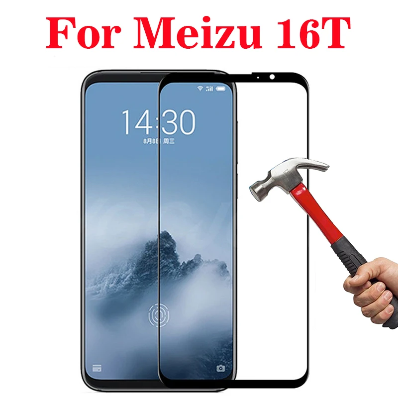 Защитное стекло закаленное 3D для Meizu 16T|Защитные стёкла и плёнки телефонов| |