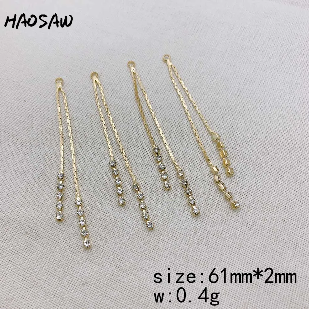 HAOSAW Choose 4 шт./лот ювелирные аксессуары/дизайн цепи/подвески из фианита/подлинное
