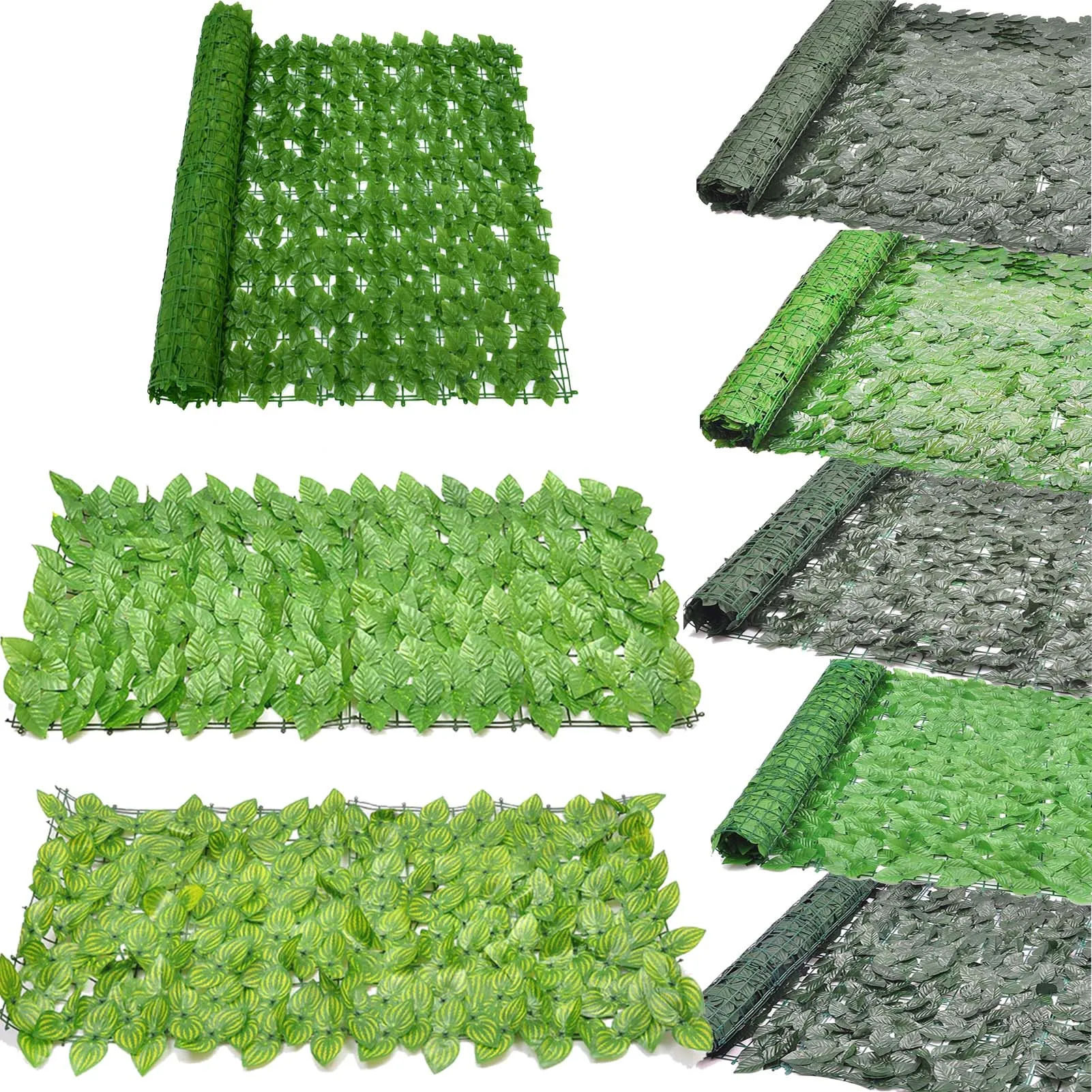 

1x3m Artificial Ivy Privacy Fence Screen Artificial Fence And Faux Ivy Vine Leaf Decoration For Outdoor Garden Decoration