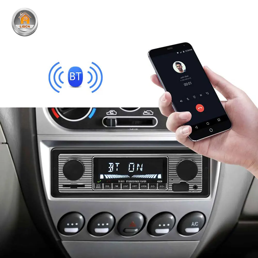 Автомобильный аудио MP3 музыкальный плеер с AUX USB TF карта Yatour Bluetooth 4 0 беспроводной