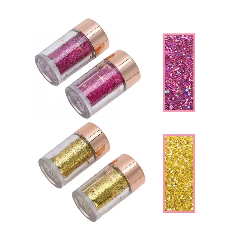 Пудра с блестками для макияжа глаз 2 шт.|Блестки ногтей| |