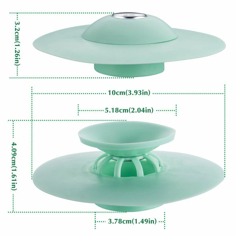 

Kitchen Sink Shower Hair Strainer Sink Stopper Sink Strainer Kitchen Bathroom Sink Plugs Drain Plug Hole Hair Catcher
