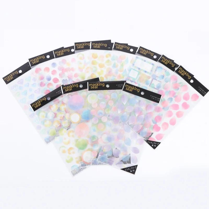 Бумажная наклейка в виде лепестков Васи водостойкие украшения скрапбукинга для