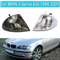 for bmw 3 series e46 sedan wagon 4 door 1998 2001 car indicator parking turn signal corner light side lamp cover car clear lens