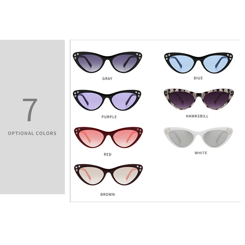 RBRARE солнцезащитные очки &quotкошачий глаз&quot в стиле ретро Для женщин 2021 Брендовая