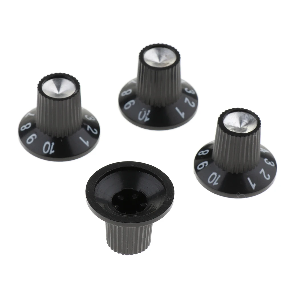 4pcs Guitar Amp Amplifier Knobs Top Hat for LP SG Electric | Спорт и развлечения