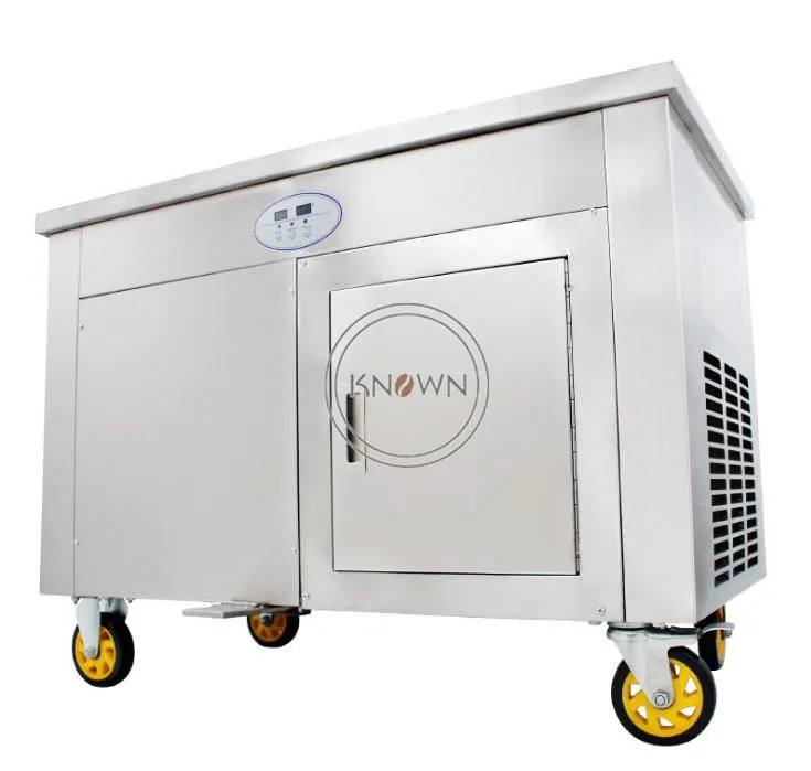 Автоматическая машина для приготовления жареного мороженого льда ролик