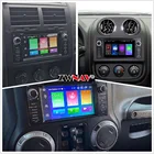 Автомобильный мультимедийный плеер, Android 10,0, 6 + 128 ГБ, для Dodge Ram Challenger Jeep Wrangler, стерео, DVD, GPS-навигация, головное устройство