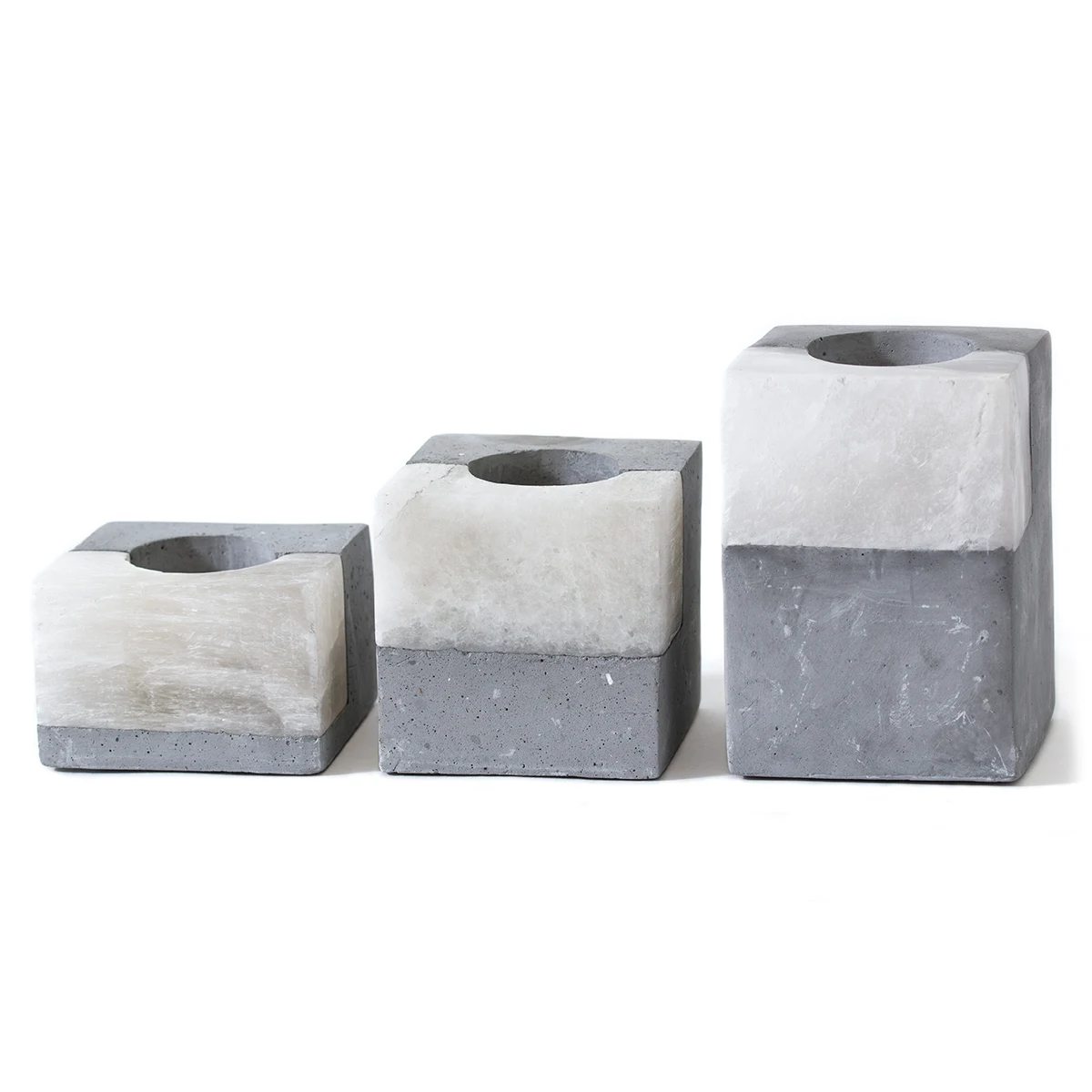 Рок-н-квадратный держатель для чайных свечей Американский Винтаж геометрический