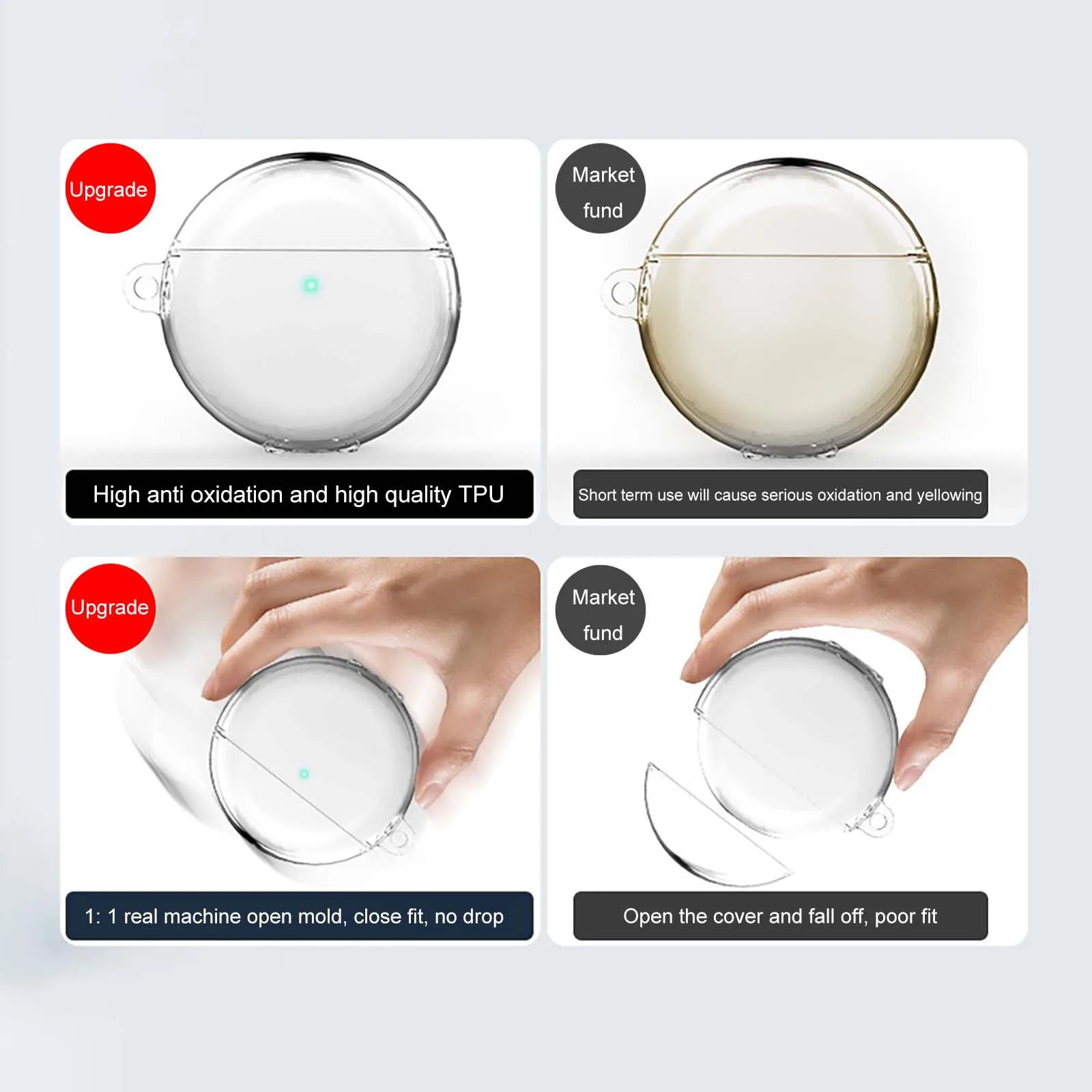 

Case For Huawei Freebuds 4 Tpu Protector Cover Full Transparent Protective Case For Huawei Freebuds4 Bluetooth Wireless Earphone