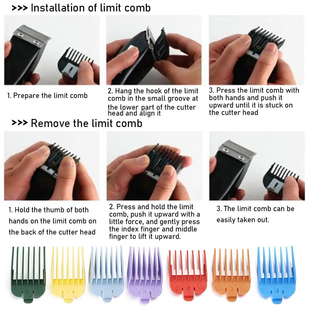 Универсальная защита для машинки стрижки волос гребень парикмахера от 1 до 16