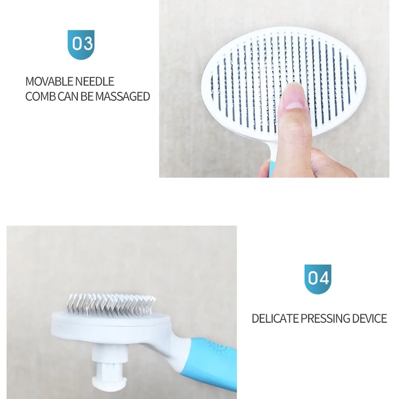 Расческа для домашних животных щетка самоочистки профессиональная груминга