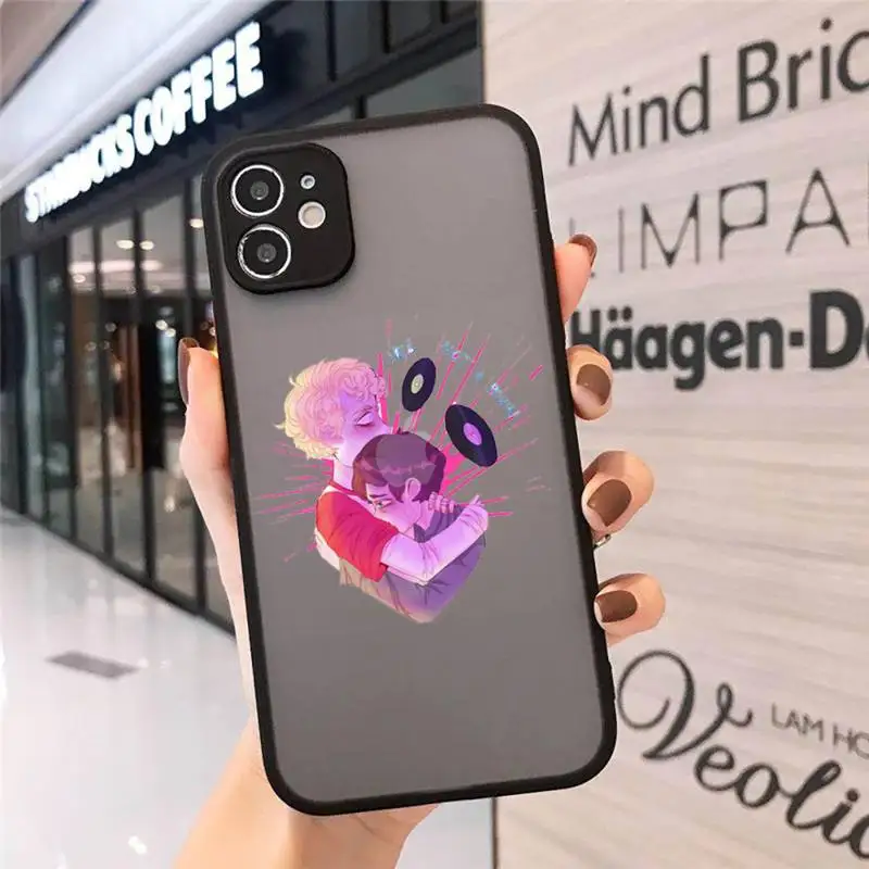 

quackity fanart cartoon image Phone Cases matte transparent For iphone 7 8 11 12 plus mini x xs xr pro max cover