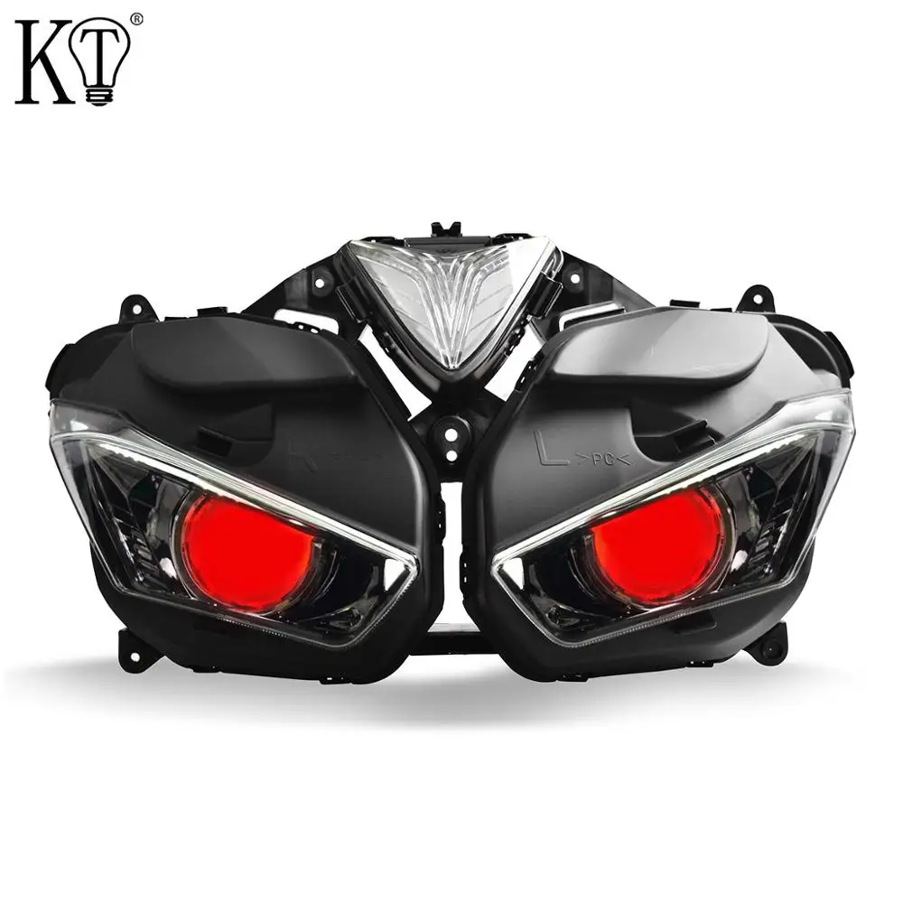 Red Demon Eye KT Полный светодиодный задний фонарь для Yamaha R3 R25- V2 - Цвет: Red Demon Eye