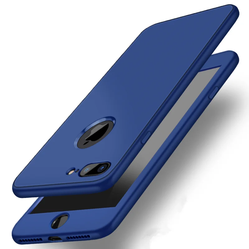 Drak Blue 360 Полный силиконовый чехол для Xiao mi Pocophone F1 mi 8 SE A1 5X A2 мягкий чехол для Red mi Note 5 5A Pro 4 4X Red mi 6 6A Pro S2 - Цвет: Drak Blue