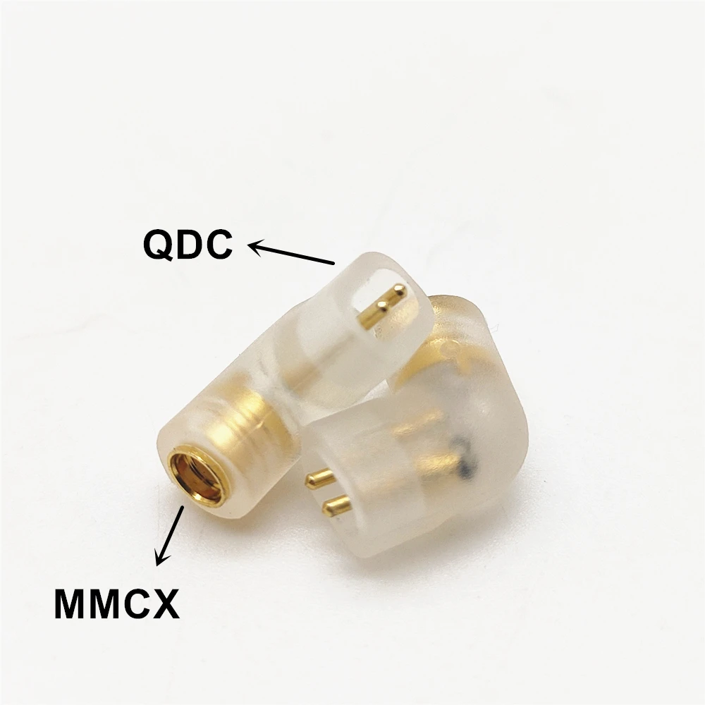 (1 пара) DIY MMCX к QDC адаптер аудио интерфейса преобразования контакт использовать