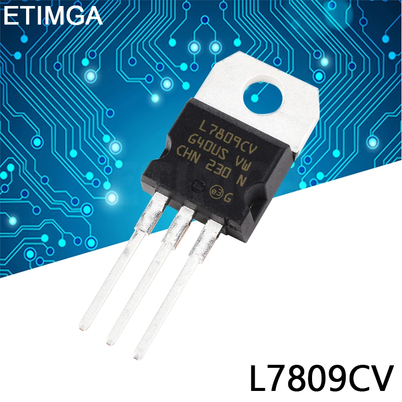 

100 шт./лот L7809CV TO220 L7809 TO-220 7809 LM7809 MC7809 Новый и оригинальный IC