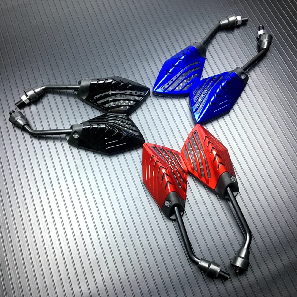 

10MM Motorcycle Back View Mirrors Rearview Mirror For Yamaha Kawasaki Suzuki Honda Aprillia Motor Scooter Rear View Mirror