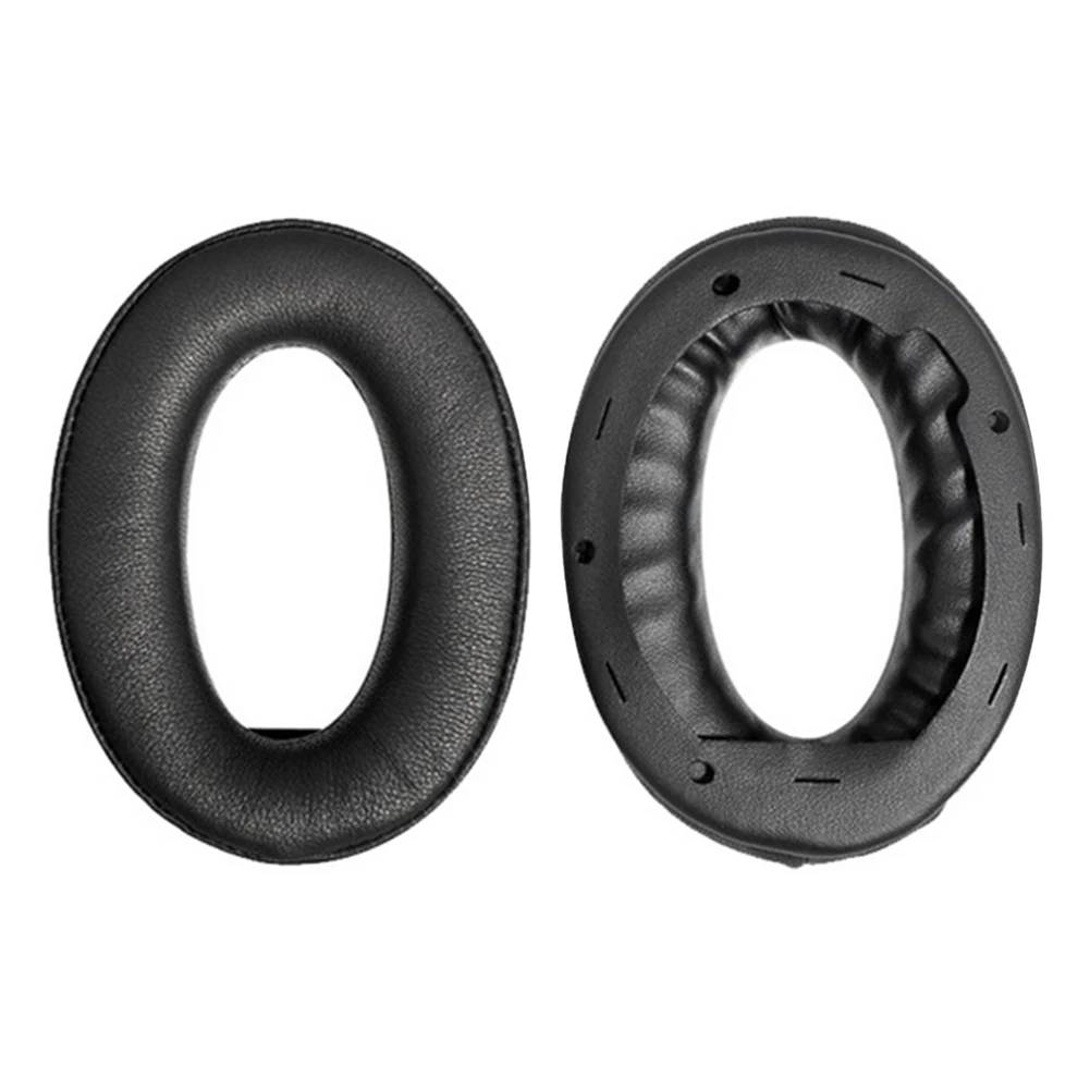 

2Pcs Ear Pad Replacement Headphone Leather Earphone Cover Ear Pads Cushion Soft Foam Headset Accessories for WH-1000XM4